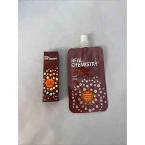Real Chemistry Luminous 3 Minute Peel Body 1( .5 FL oz. )1 (.17 FL oz.) New